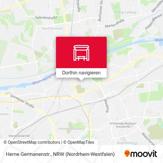 Herne Germanenstr. Karte