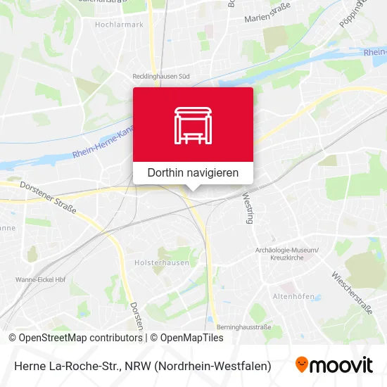 Herne La-Roche-Str. Karte