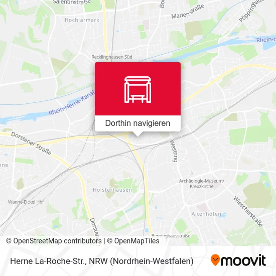 Herne La-Roche-Str. Karte