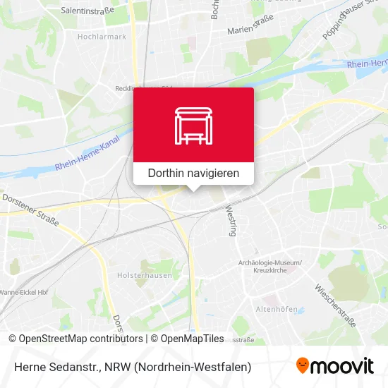 Herne Sedanstr. Karte