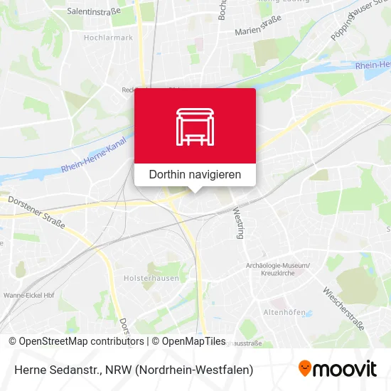 Herne Sedanstr. Karte