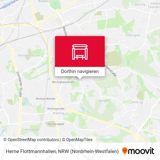 Herne Flottmannhallen Karte