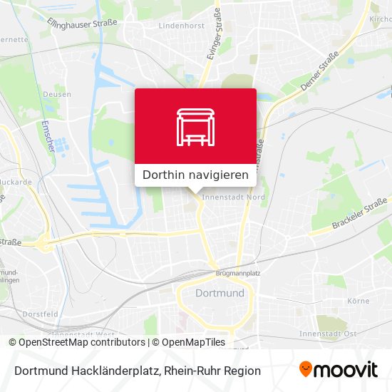 Dortmund Hackländerplatz Karte