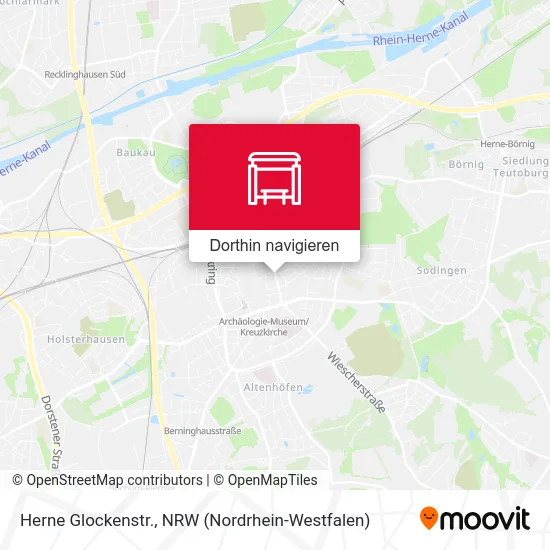 Herne Glockenstr. Karte