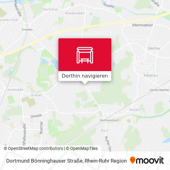 Dortmund Bönninghauser Straße Karte