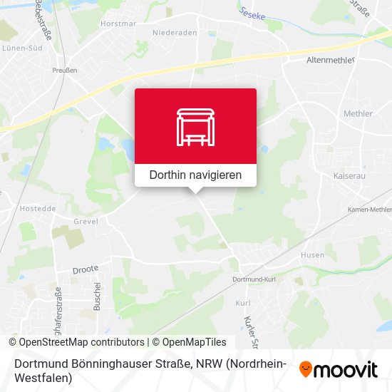 Dortmund Bönninghauser Straße Karte