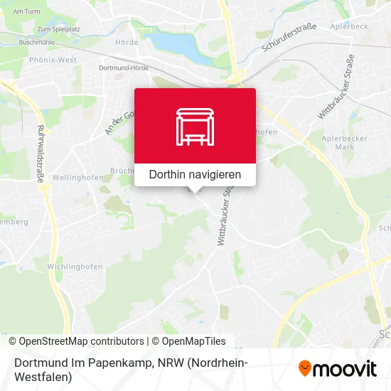 Dortmund Im Papenkamp Karte