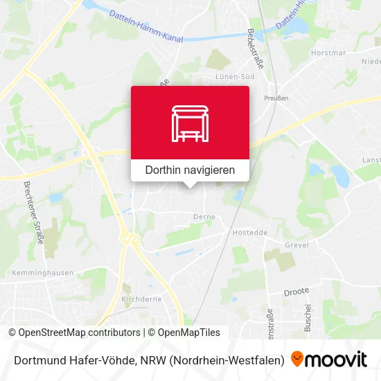 Dortmund Hafer-Vöhde Karte