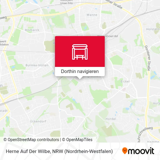 Herne Auf Der Wilbe Karte