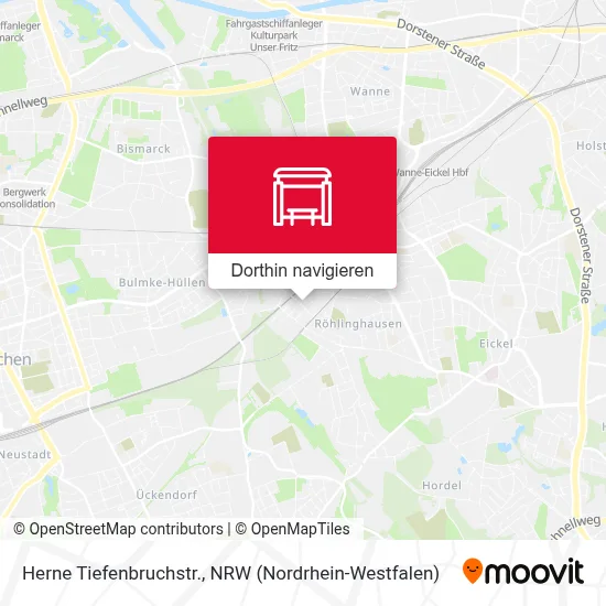 Herne Tiefenbruchstr. Karte