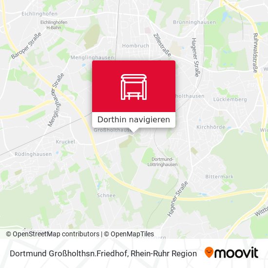 Dortmund Großholthsn.Friedhof Karte