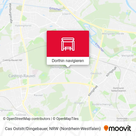 Cas Oststr/Dingebauer Karte