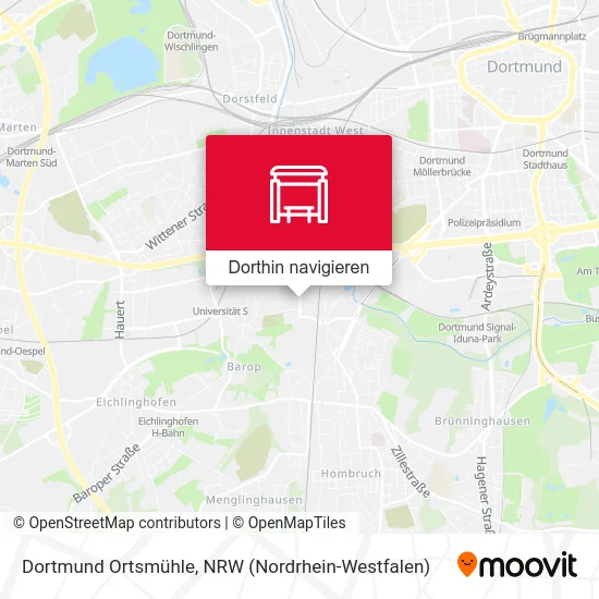 Dortmund Ortsmühle Karte