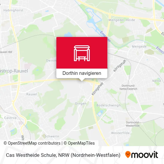 Cas Westheide Schule Karte
