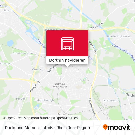 Dortmund Marschallstraße Karte