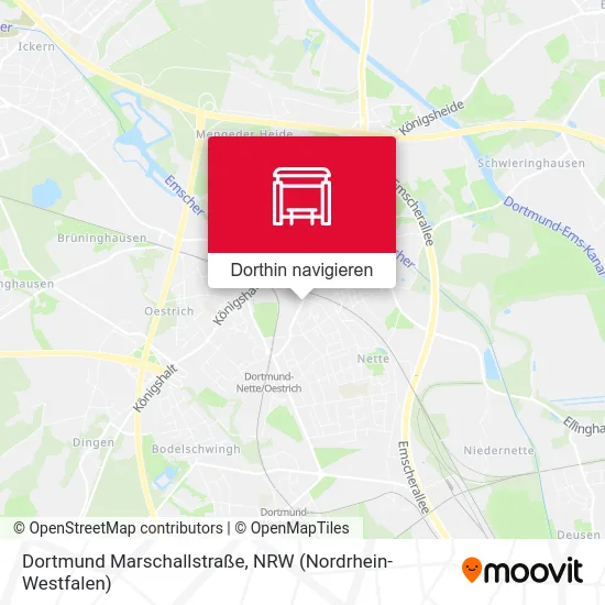 Dortmund Marschallstraße Karte