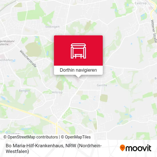 Bo Maria-Hilf-Krankenhaus Karte