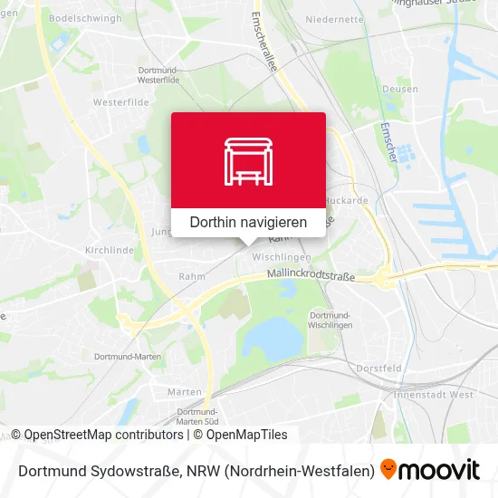 Dortmund Sydowstraße Karte