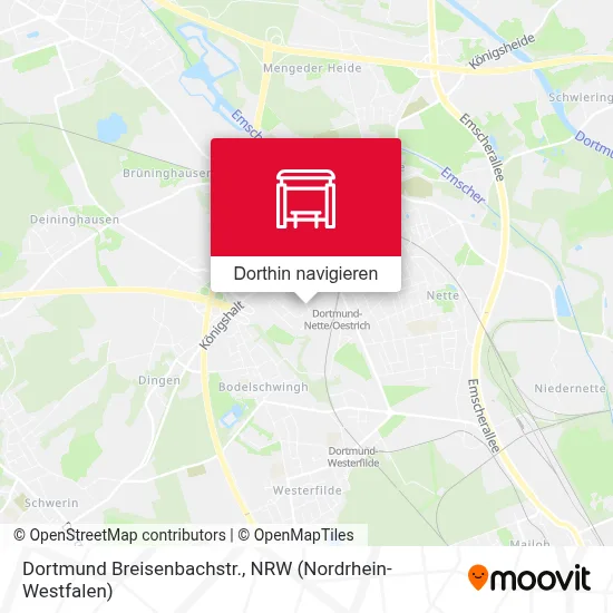 Dortmund Breisenbachstr. Karte