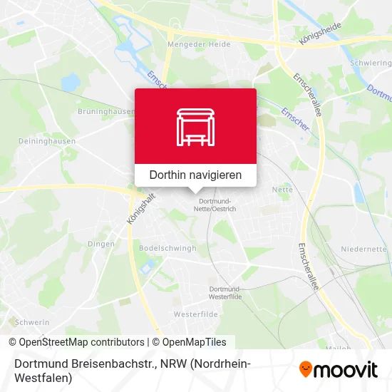 Dortmund Breisenbachstr. Karte