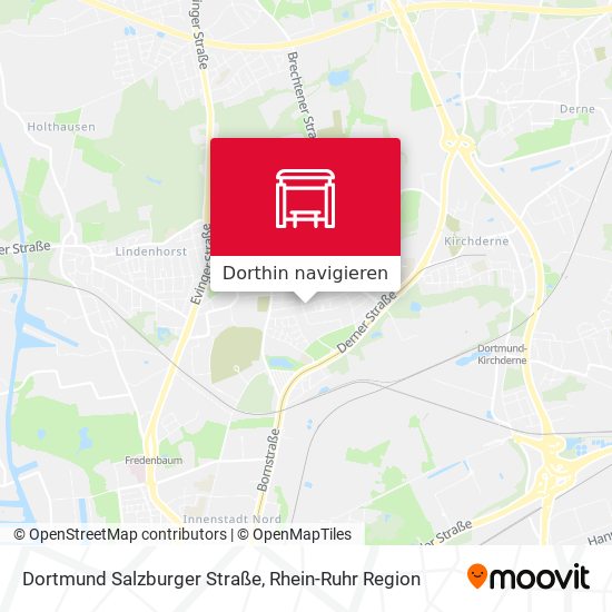 Dortmund Salzburger Straße Karte