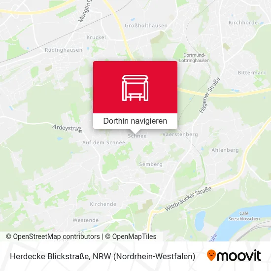 Herdecke Blickstraße Karte