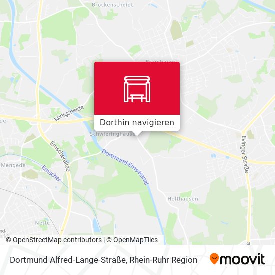 Dortmund Alfred-Lange-Straße Karte