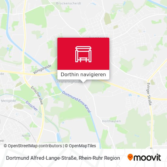 Dortmund Alfred-Lange-Straße Karte