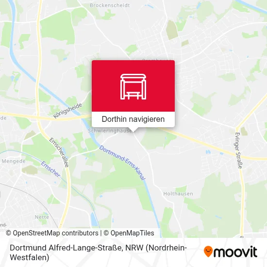 Dortmund Alfred-Lange-Straße Karte