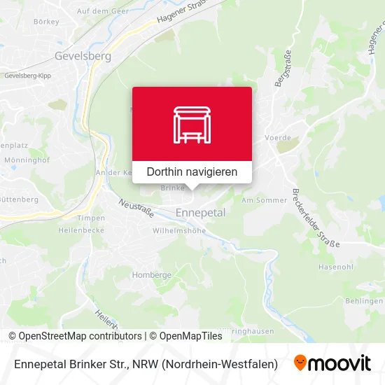 Ennepetal Brinker Str. Karte