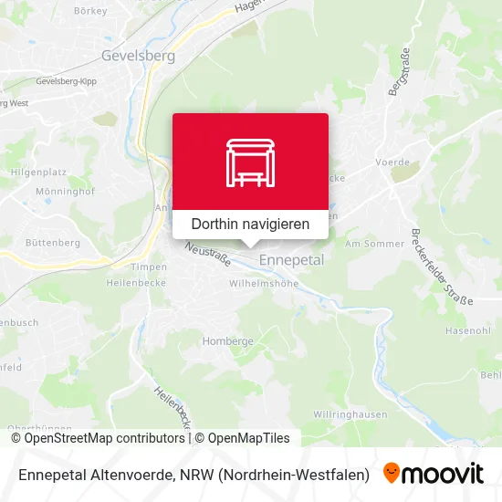 Ennepetal Altenvoerde Karte