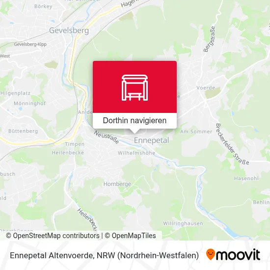 Ennepetal Altenvoerde Karte