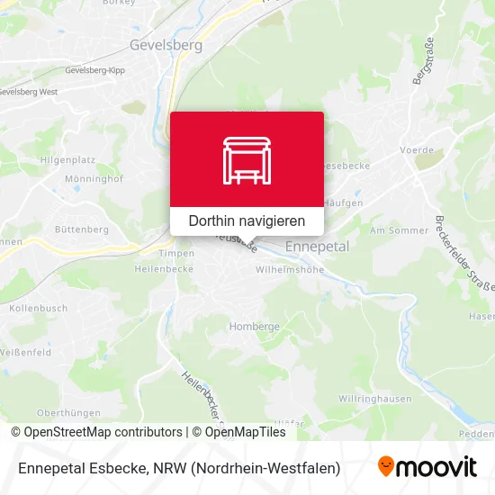 Ennepetal Esbecke Karte