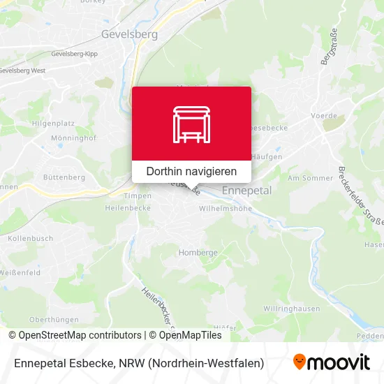 Ennepetal Esbecke Karte