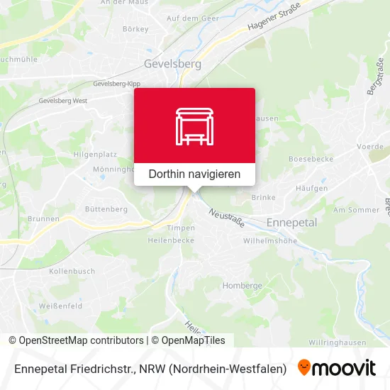 Ennepetal Friedrichstr. Karte