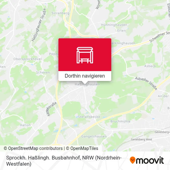 Sprockh. Haßlingh. Busbahnhof Karte