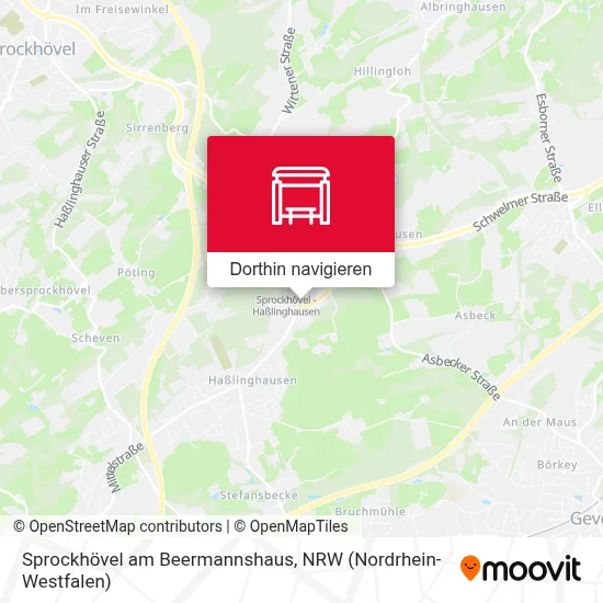 Sprockhövel am Beermannshaus Karte