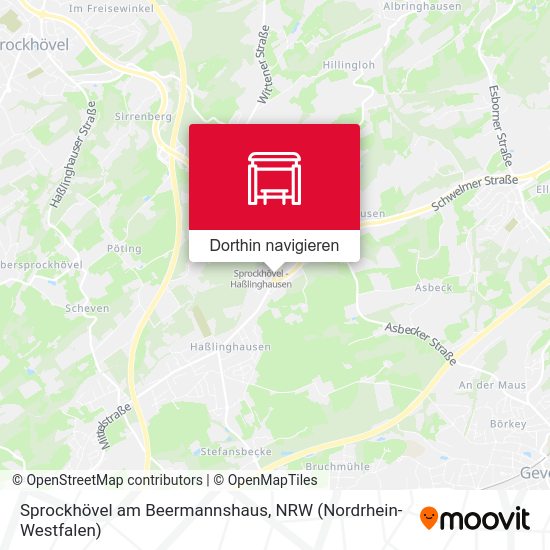 Sprockhövel am Beermannshaus Karte
