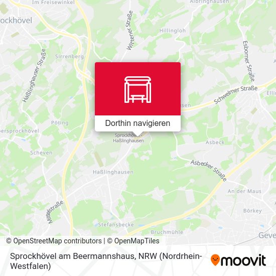 Sprockhövel am Beermannshaus Karte