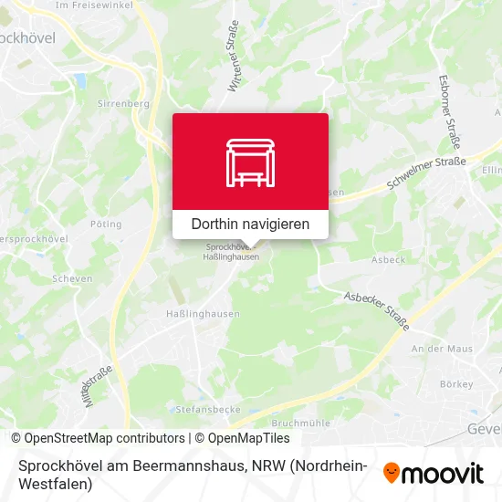 Sprockhövel am Beermannshaus Karte