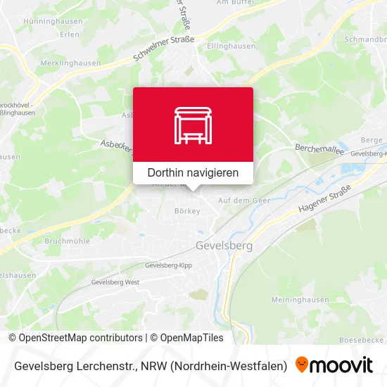 Gevelsberg Lerchenstr. Karte