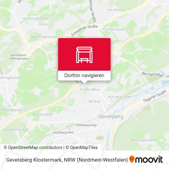 Gevelsberg Klostermark Karte