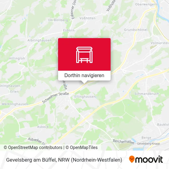 Gevelsberg am Büffel Karte