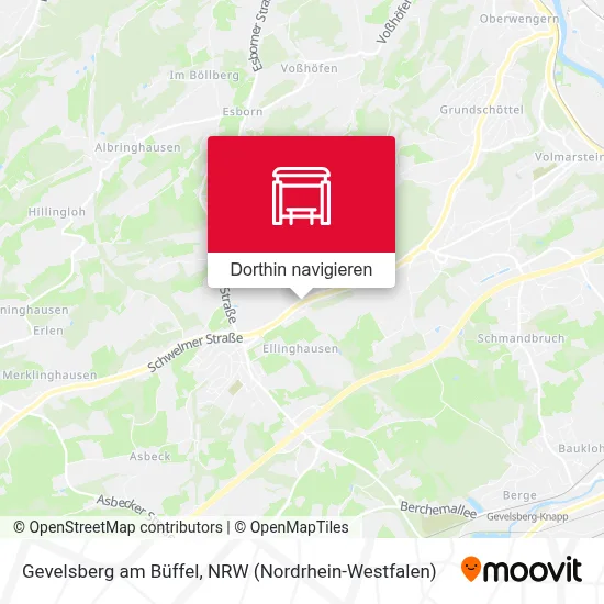 Gevelsberg am Büffel Karte