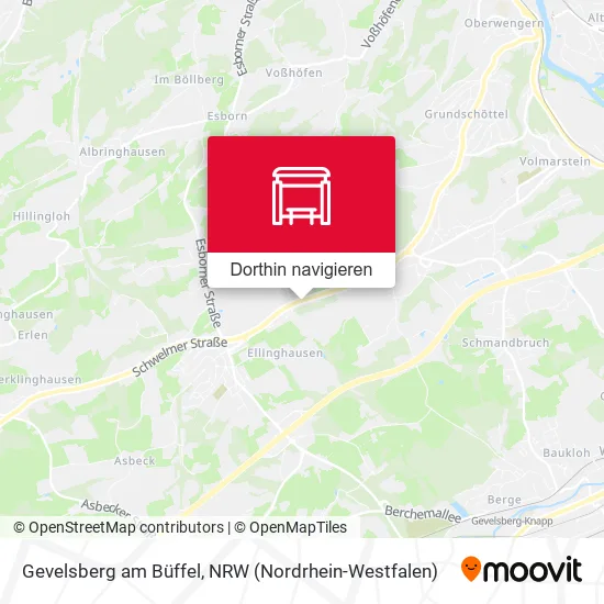 Gevelsberg am Büffel Karte