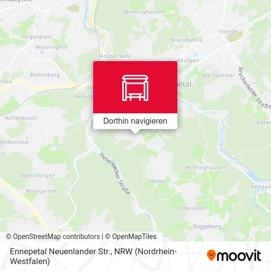 Ennepetal Neuenlander Str. Karte