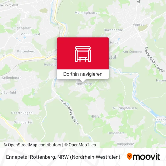 Ennepetal Rottenberg Karte