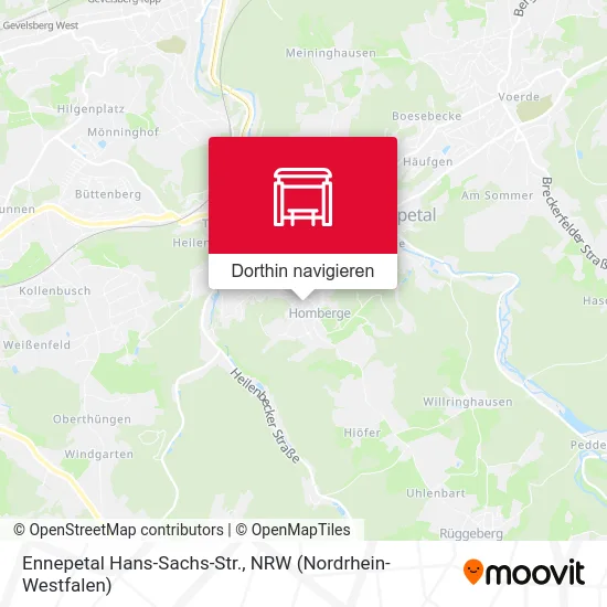 Ennepetal Hans-Sachs-Str. Karte