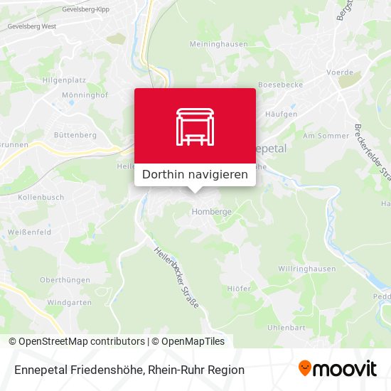 Ennepetal Friedenshöhe Karte