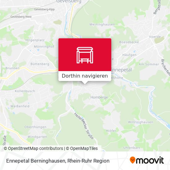 Ennepetal Berninghausen Karte